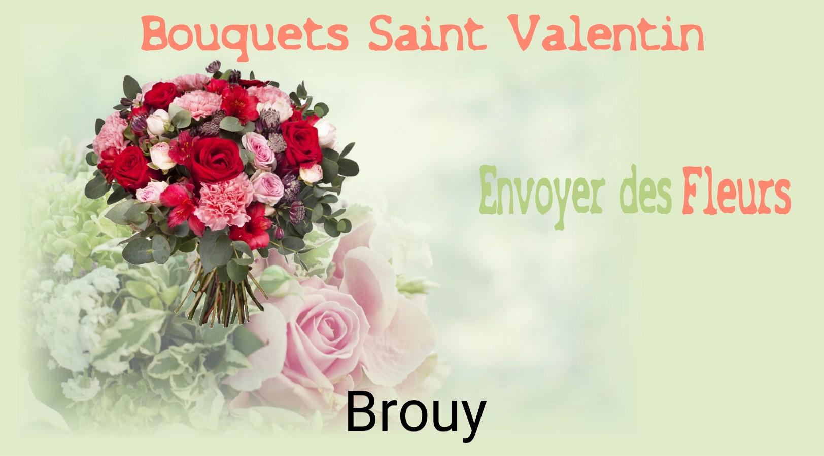 Roses de Saint-Valentin livrées à Brouy